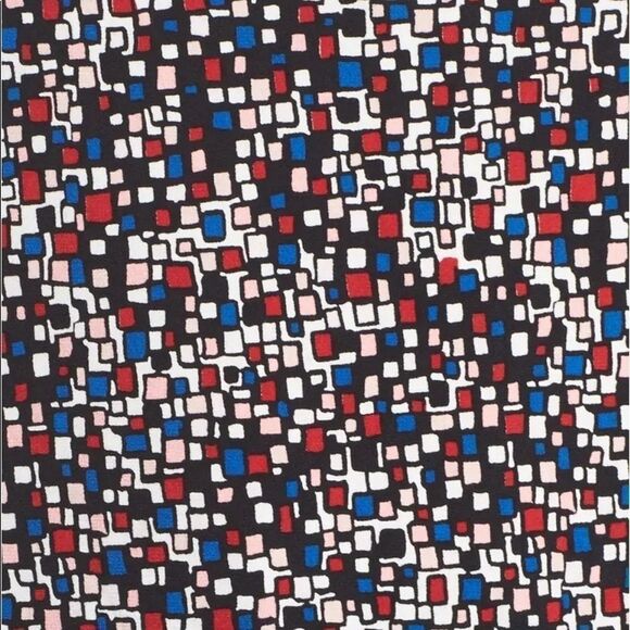 Vince Camuto 'Mosaic Flutter' Mixed Media Top Sz1X - Picture 4 of 11